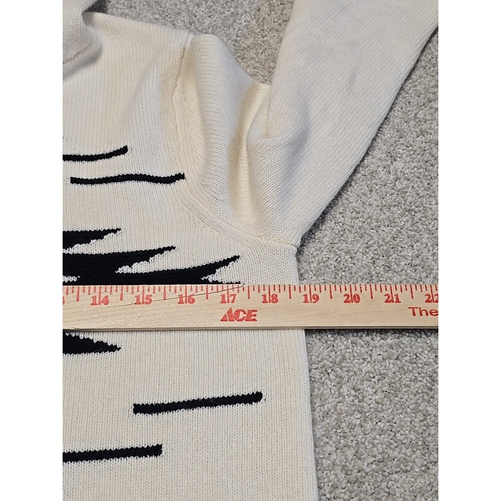 POLO RALPH LAUREN Womens Wool Cashmere Knit Southwestern Aztec Hoodie Sz M - Picture 6 of 9